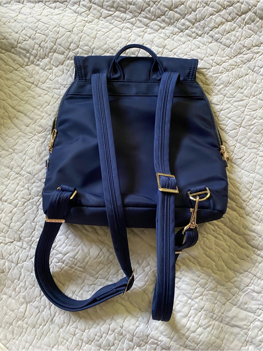 Travelon - Women's Anti-Theft Tailored Backpack - Navy Blue - Picture 3 of 4